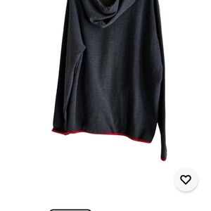 Prince & Fox Mens Sweatshirt Blue w/ Red Trim Size XL W/ pockets Pullover Hoodie